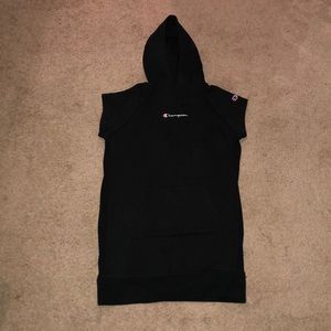 “Champion Here” Girls Hooded Champion Dress